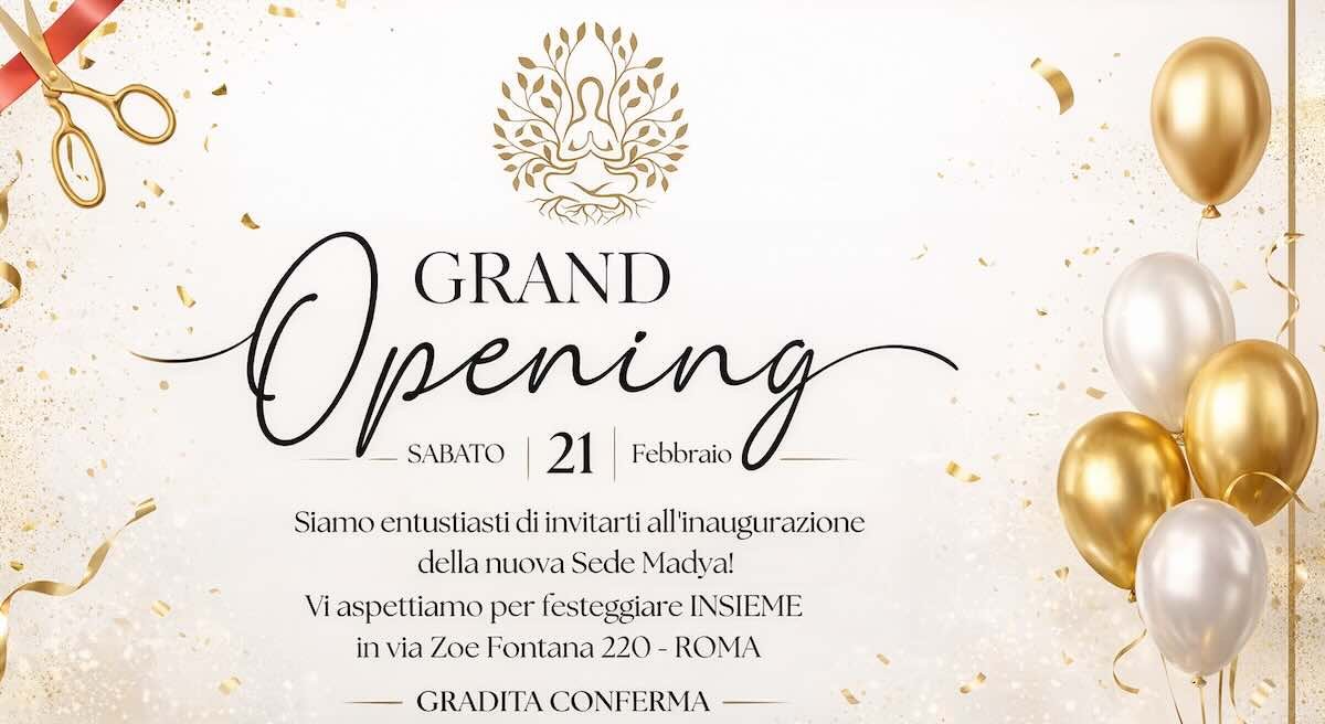 Grand Opening – Inaugurazione Nuova Sede MADYA