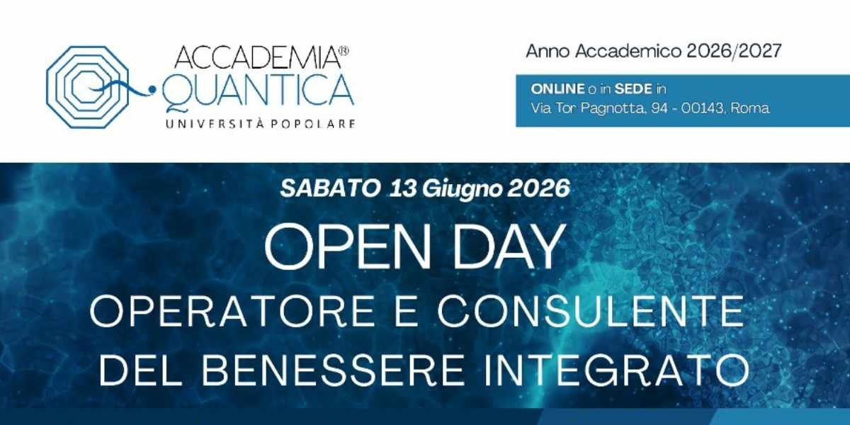 Open Day – Operatore e Consulente del Benessere Integrato